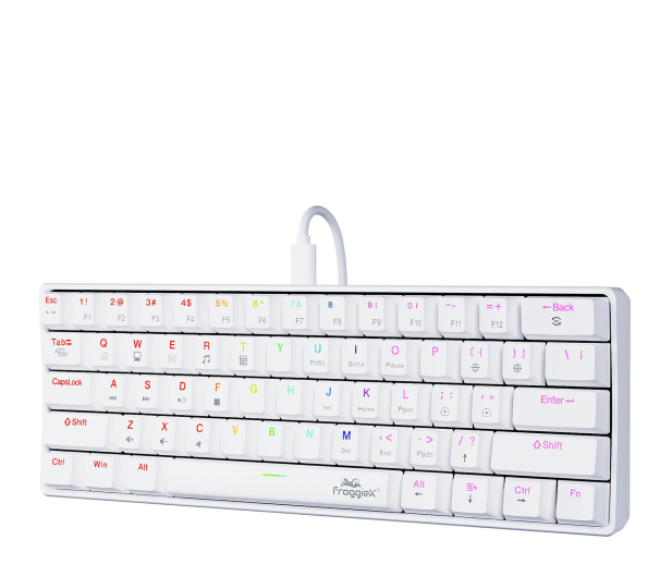 FROGGIEX Polar Strike FX-PC-K1-W RGB Biała - 1456296 - zdjęcie 2